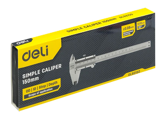 DELI παχύμετρο ακριβείας DL92150 με θήκη μεταφοράς - Image 4