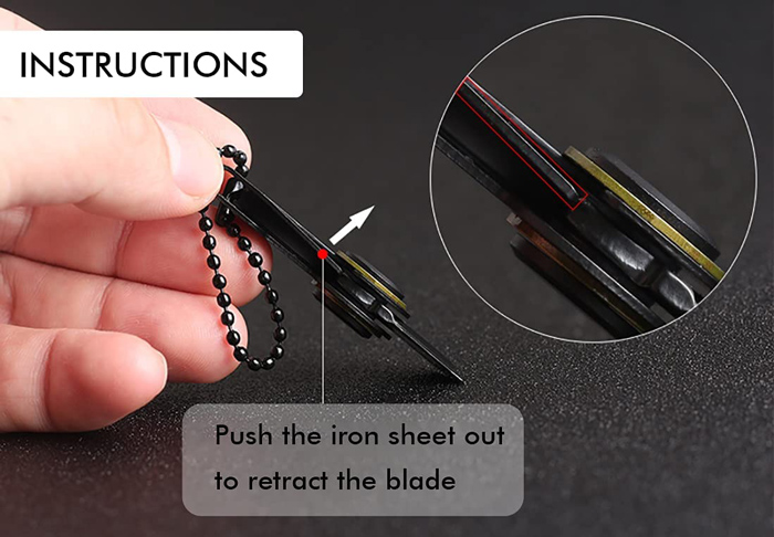 Μίνι σουγιάς KNF-0008 με πτυσσόμενη λεπίδα - Image 3