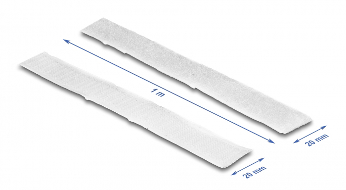 DELOCK αυτοκόλλητη ταινία τύπου Velcro 19061 - Image 3