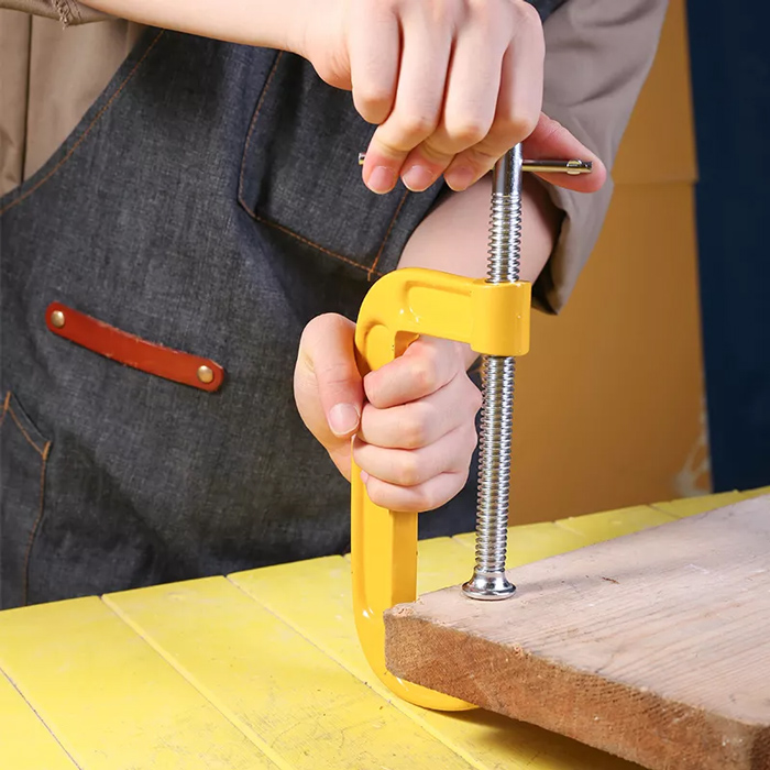 DELI σφιγκτήρας τύπου C DL-G205 με μέγιστο άνοιγμα 125mm - Image 2