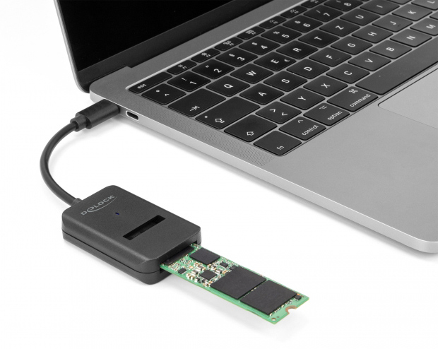DELOCK αντάπτορας USB-C σε M.2 NVMe PCIe/SATA SSD 64198 - Image 2