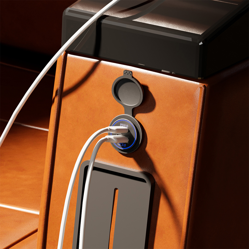 POWERTECH πρίζα USB για σκάφη & οχήματα PTL-004 - Image 2