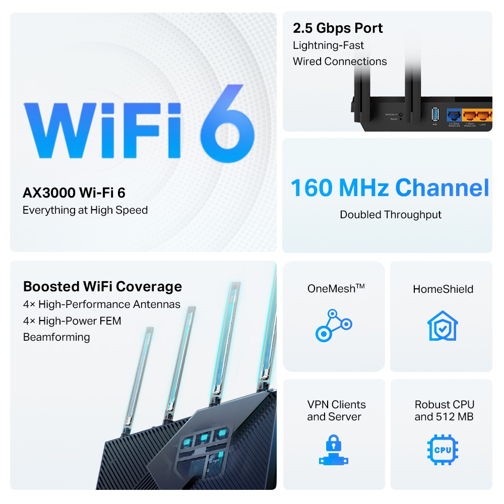 TP-LINK Router Archer AX55 Pro - Image 4