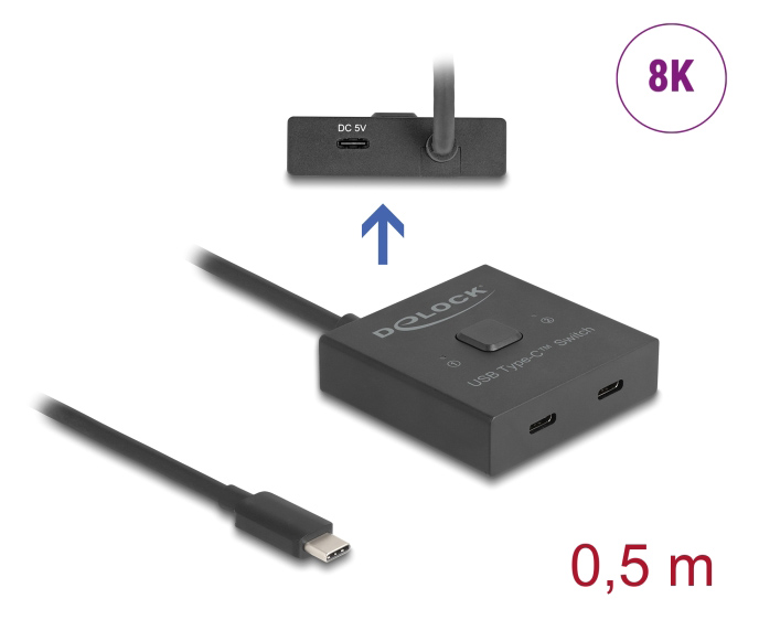 DELOCK USB-C switch 18911 - Image 3