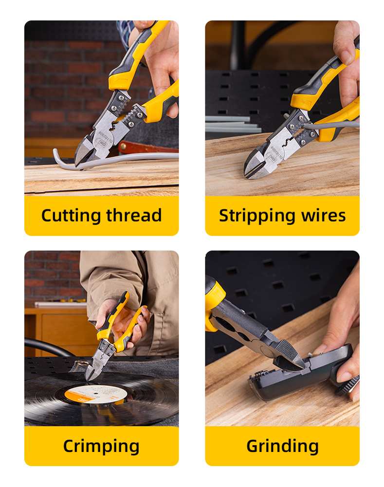 DELI πλαγιοκόφτης/απογυμνωτής καλωδίων DL102008 - Image 2