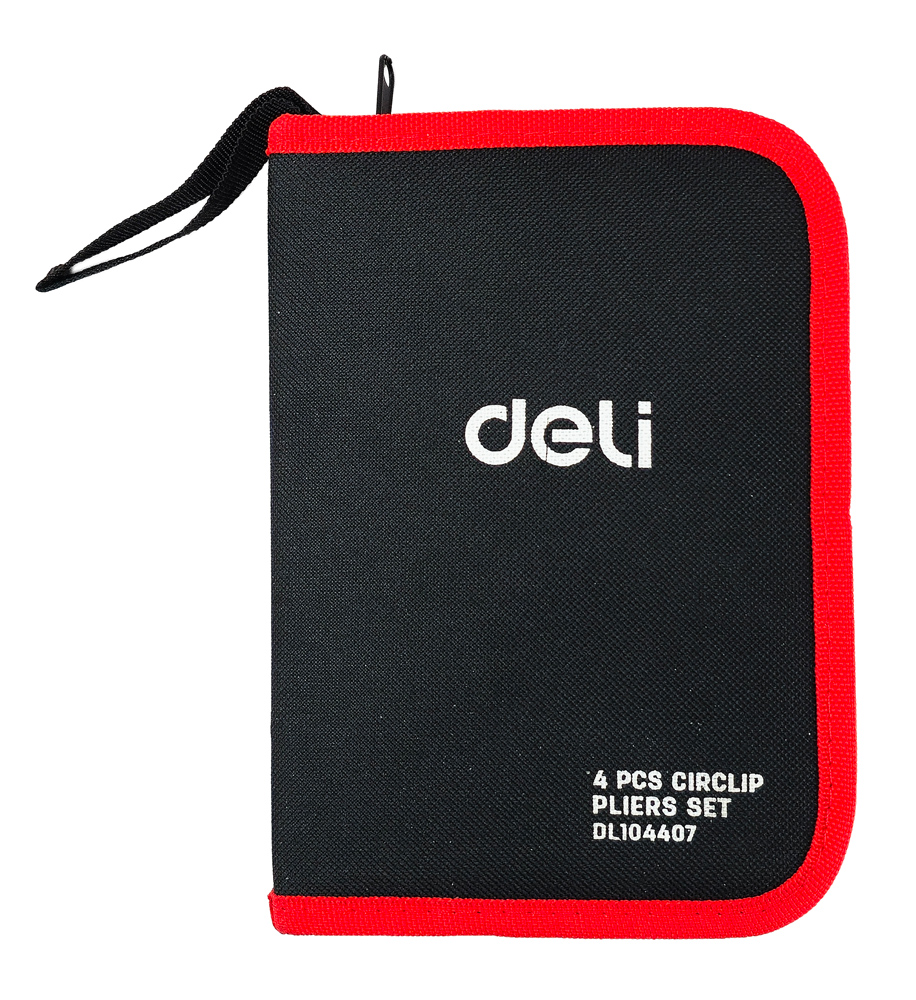 DELI σετ ασφαλειοτσίμπιδα DL104407 με θήκη - Image 4
