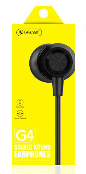 CELEBRAT earphones με μικρόφωνο G4 - Image 2