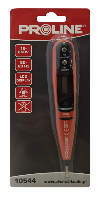 PROLINE ανιχνευτής τάσης 10544 με εύρος μέτρησης 12-250V - Image 2