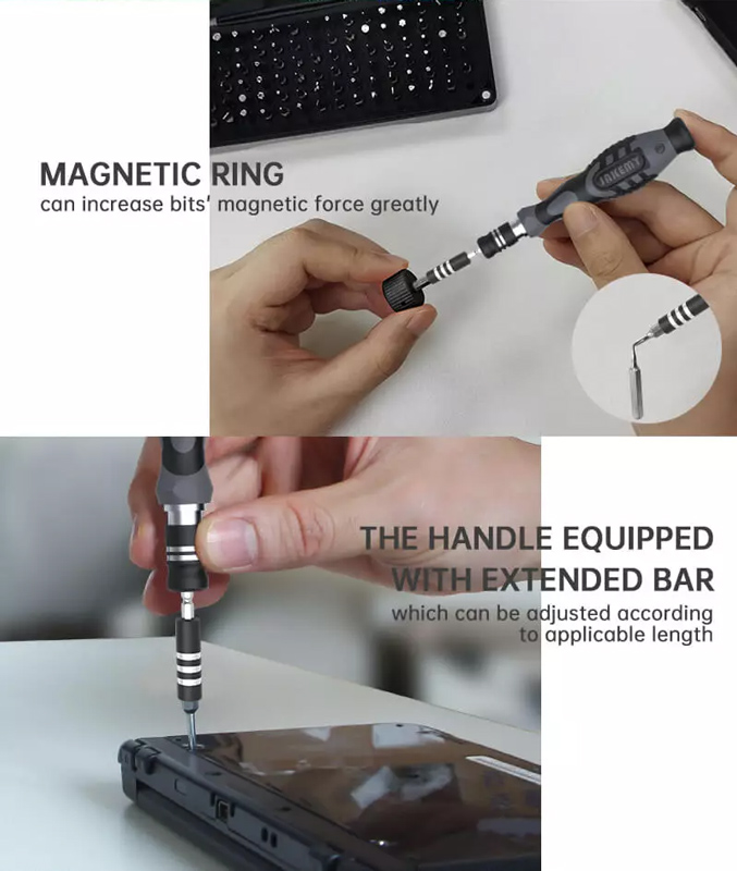 JAKEMY σετ κατσαβιδιών ακριβείας JM-8176 με θήκη - Image 4