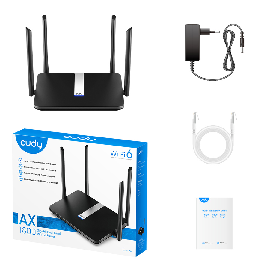 CUDY Wi-Fi 6 mesh router X6 - Image 4