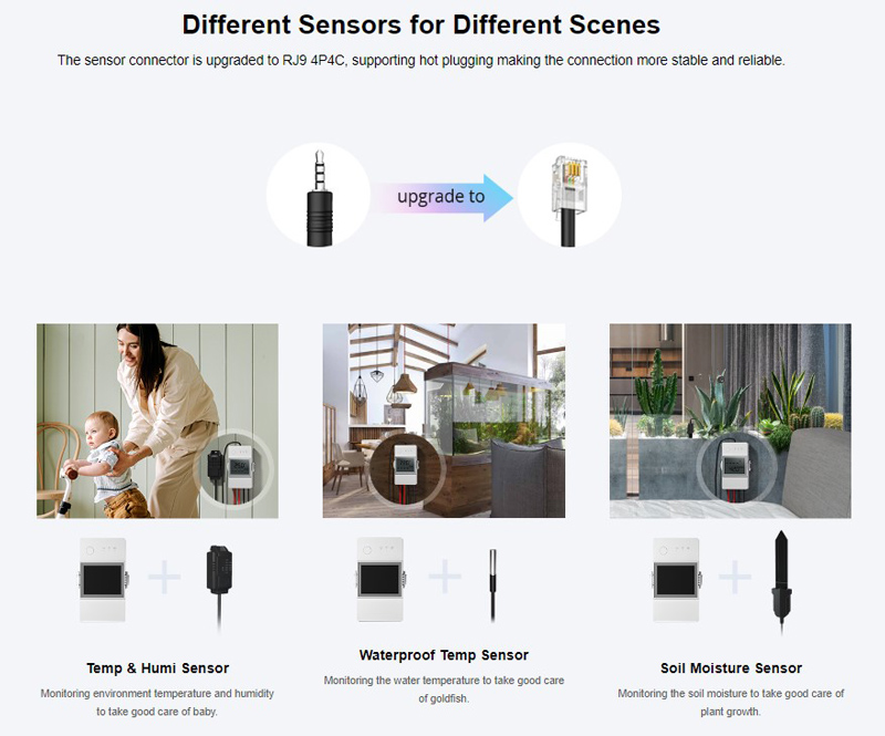 SONOFF smart διακόπτης ελέγχου θερμοκρασίας/υγρασίας THR320D - Image 4