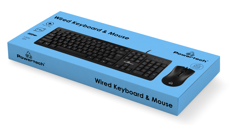 POWERTECH set ποντίκι & πληκτρολόγιο PT-1068 - Image 3