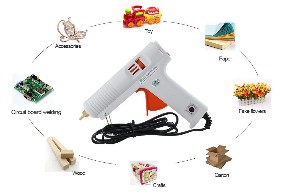 BEST πιστόλι θερμικής σιλικόνης BST-102B - Image 2