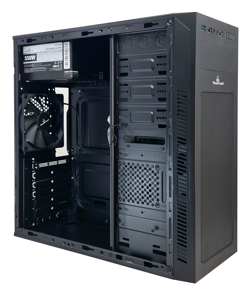 POWERTECH PC Case PT-1168 με 550W PSU - Image 2