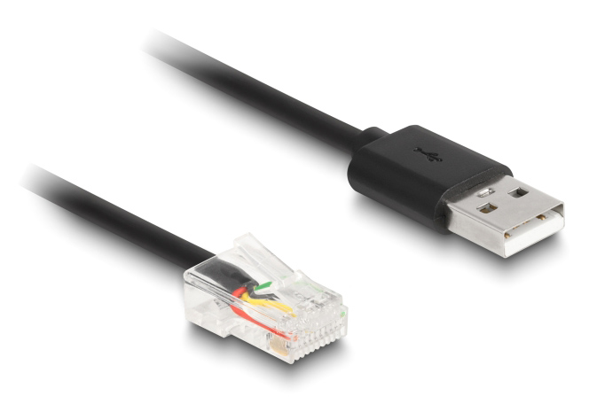DELOCK καλώδιο USB σε RJ50 90602 για barcode scanner - Image 2