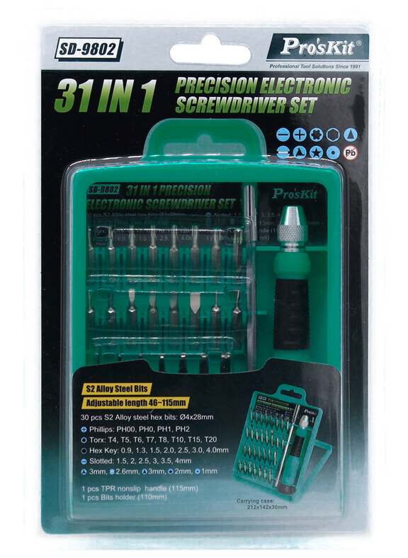 PROSKIT σετ κατσαβίδι ακριβείας SD-9802 με 30 μύτες - Image 4