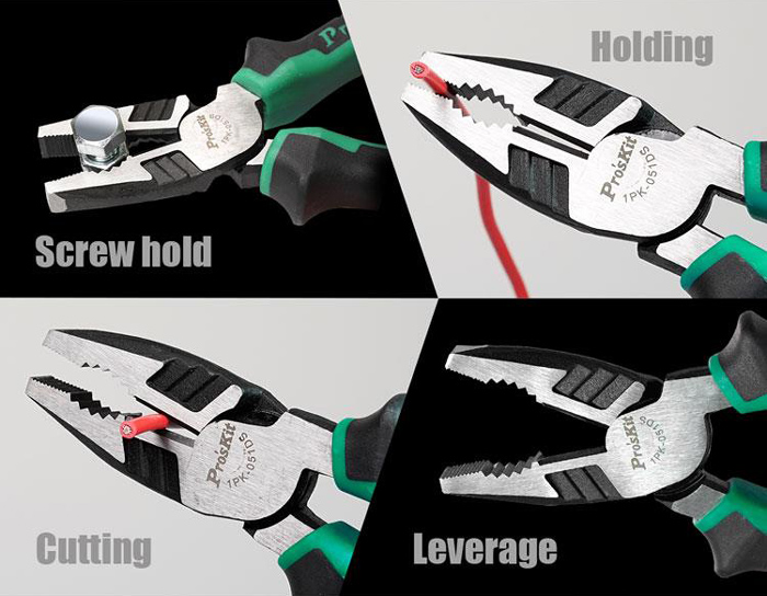 PROSKIT πένσα 1PK-051DS με αντιολισθητικές λαβές - Image 2