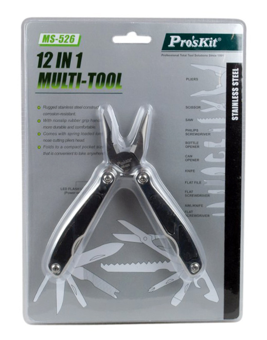 PROSKIT πολυεργαλείο 12 σε 1 MS-526 με θήκη - Image 2