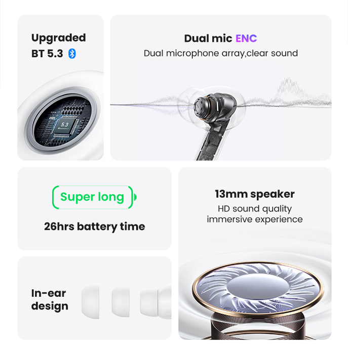 USAMS earphones με θήκη φόρτισης US-XD19 - Image 2