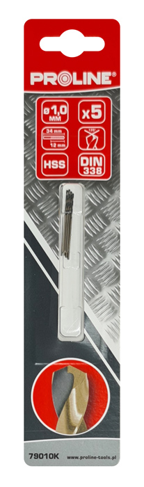 PROLINE σετ τρυπάνια για σίδηρο HSS 79010K - Image 2