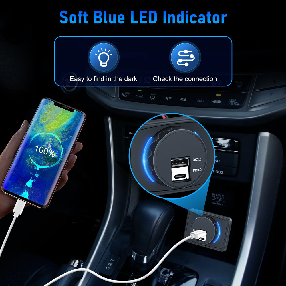 POWERTECH πρίζα USB για σκάφη & οχήματα PTL-027 - Image 2