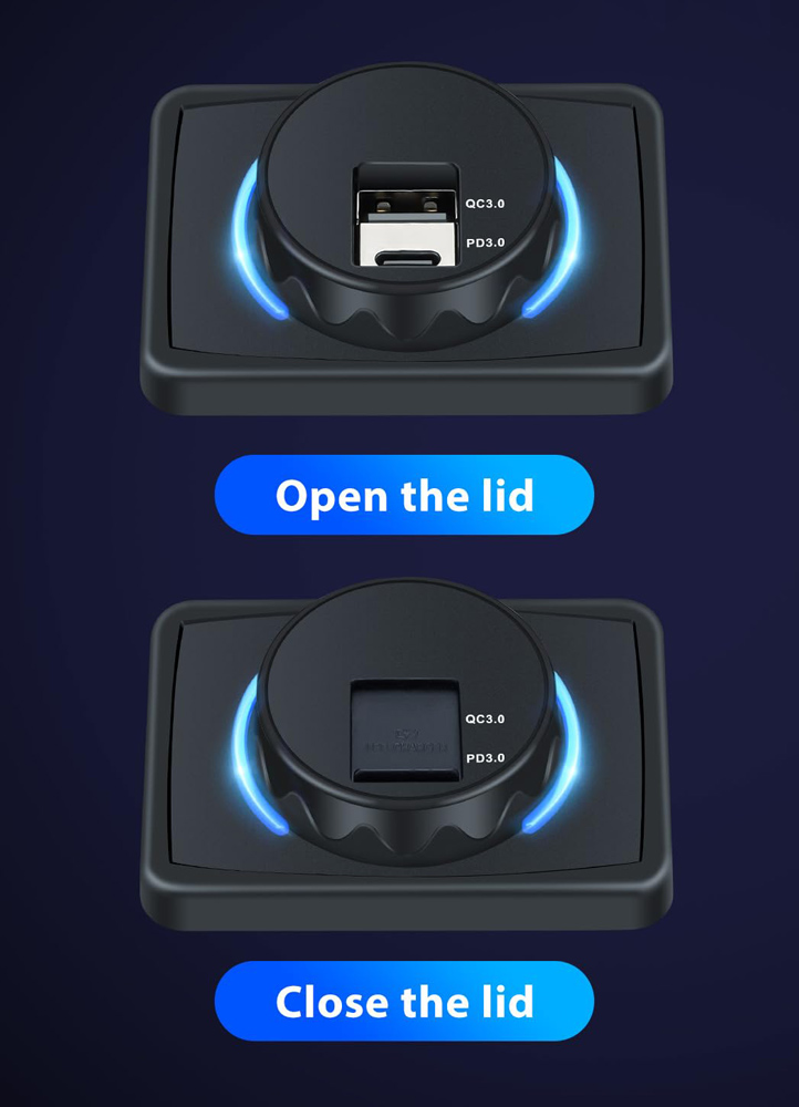 POWERTECH πρίζα USB για σκάφη & οχήματα PTL-027 - Image 3