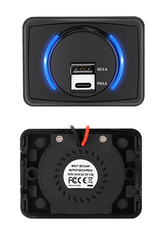 POWERTECH πρίζα USB για σκάφη & οχήματα PTL-027 - Image 4