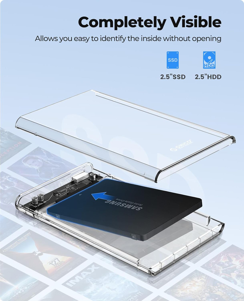 ORICO θήκη για 2.5" SATA HDD/SSD 2139U3 - Image 4