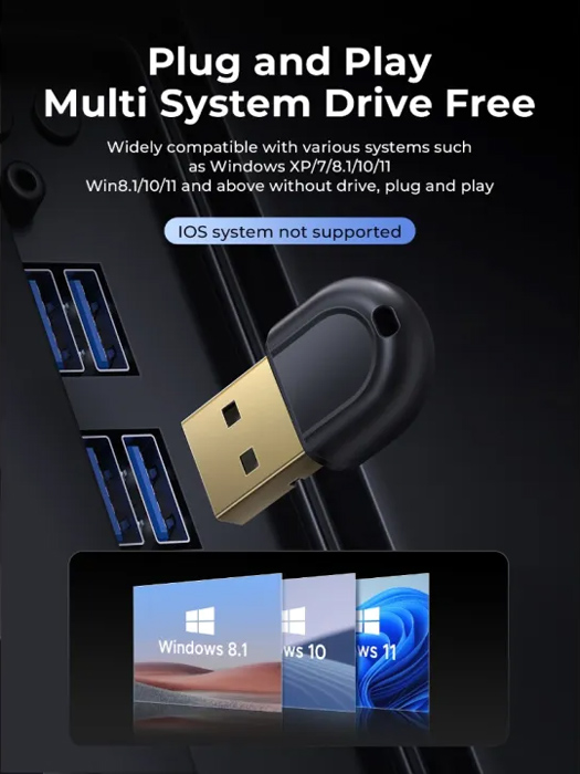 ORICO USB αντάπτορας Bluetooth 5.3 BTA-53 - Image 3