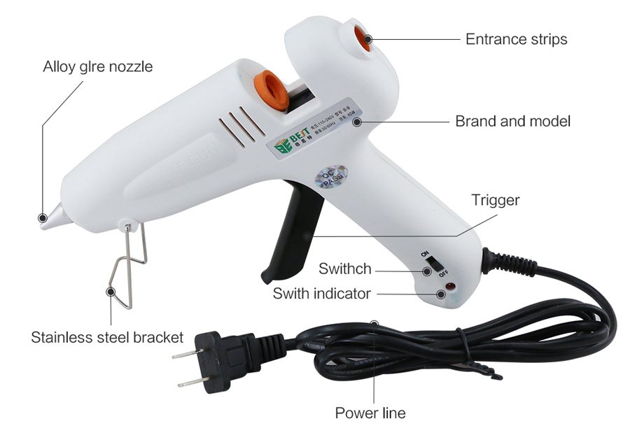 BEST Πιστόλι θερμικής σιλικόνης BST-B-F - Image 4