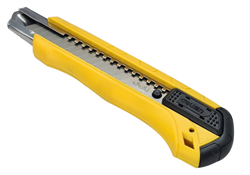 DELI πλαστικό κοπίδι με ασφάλεια DL003 - Image 2