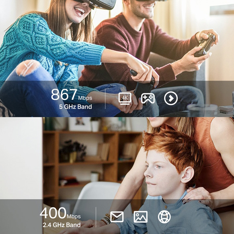 TP-LINK ασύρματος USB αντάπτορας δικτύου Archer T3U Nano - Image 2