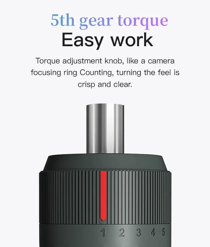 KINGSDUN σετ ηλεκτρικό κατσαβίδι KS-882042 με LED φακό - Image 4