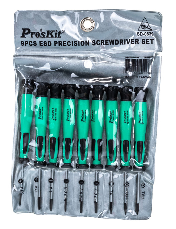 PROSKIT σετ κατσαβιδιών ακριβείας SD-0839 - Image 2