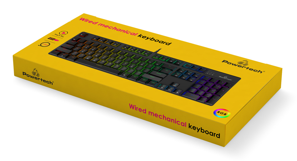 POWERTECH gaming μηχανικό πληκτρολόγιο PT-1254 - Image 4