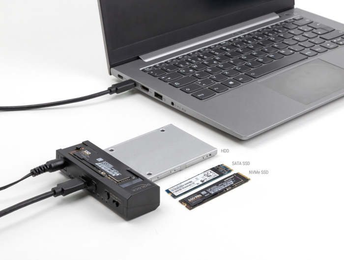 DELOCK docking station για M.2 NVMe/SATA ή 2.5"/3.5" SSD/HDD 64252 - Image 2