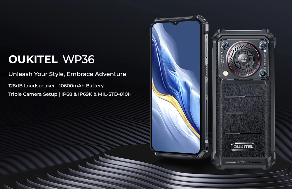 OUKITEL smartphone WP36 με ηχείο 3.5W - Image 2