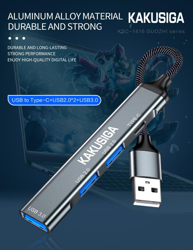 KAKUSIGA USB hub KSC-1416 - Image 4