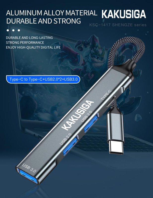 KAKUSIGA USB hub KSC-1417 - Image 4