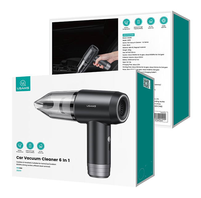 USAMS 2 σε 1 σκουπάκι χειρός & air duster ZB291 - Image 4