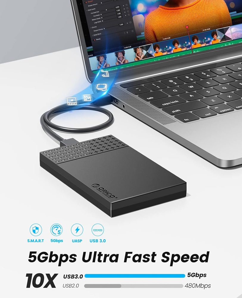 ORICO θήκη για 2.5" SATA HDD/SSD 2526U3-V1 - Image 2