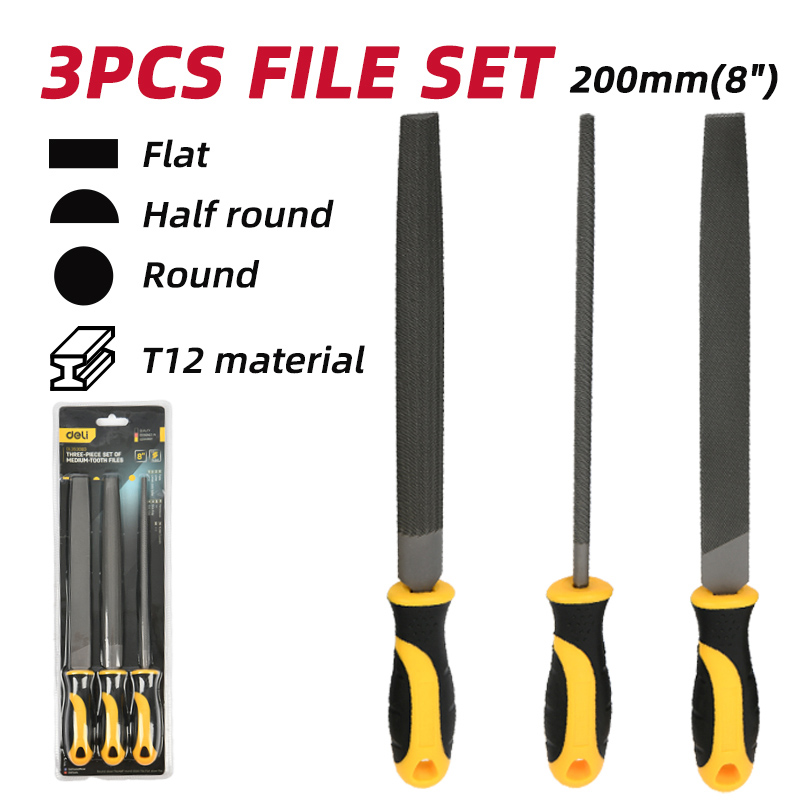 DELI σετ λίμες DL75108 με αντιολισθητική λαβή - Image 3