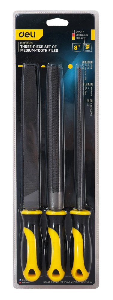 DELI σετ λίμες DL75108 με αντιολισθητική λαβή - Image 4