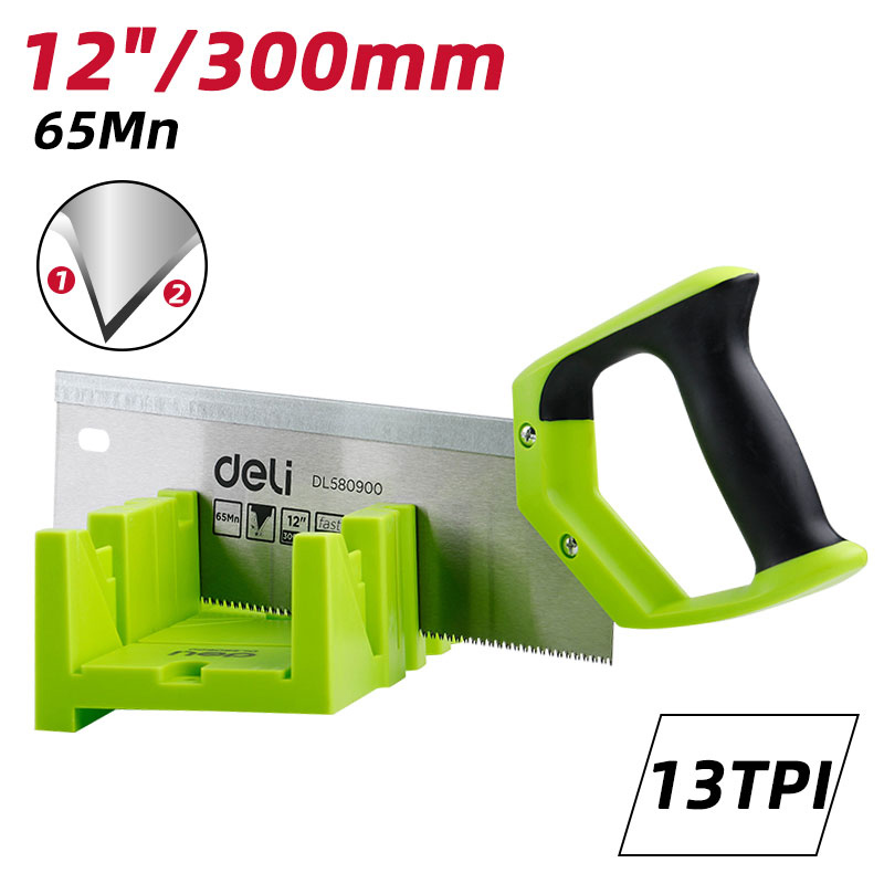 DELI πριόνι ξύλου DL580900 με φαλτσοκούτι - Image 4