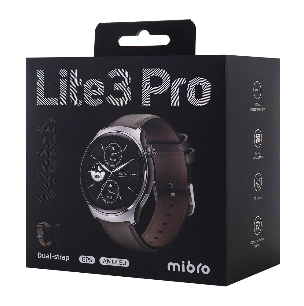 MIBRO smartwatch Lite 3 Pro με 2x λουράκια - Image 3