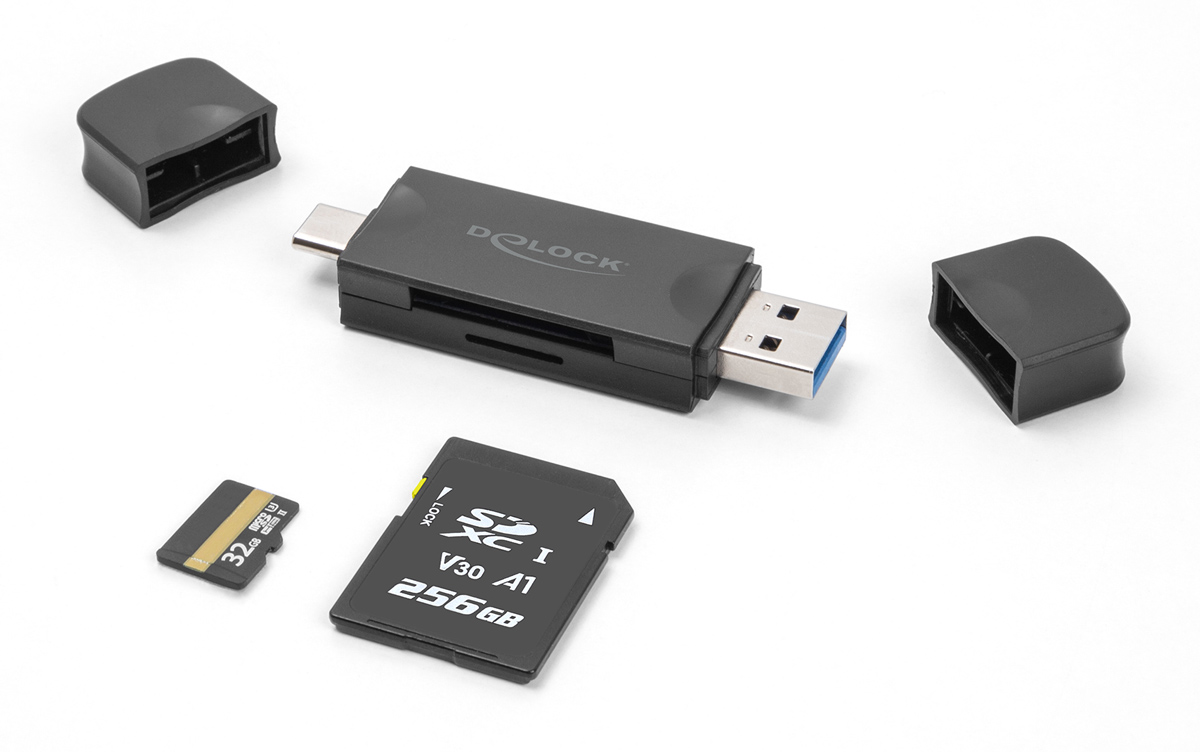 DELOCK card reader 91020 για SD & micro SD - Image 2
