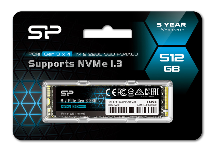 SILICON POWER SSD PCIe Gen3x4 P34A60 M.2 2280 - Image 4