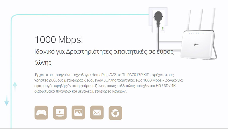 TP-LINK Powerline kit TL-PA7017P - Image 2