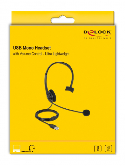 DELOCK headphones με μικρόφωνο 27177 - Image 3