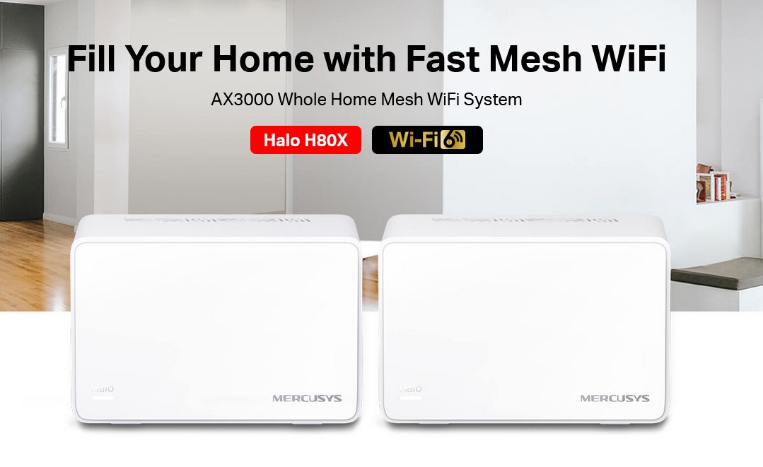 MERCUSYS Mesh Wi-Fi 6 System Halo H80X - Image 2
